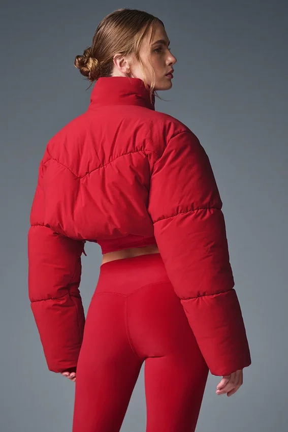Main Act Corset Puffer – Djärvt röd