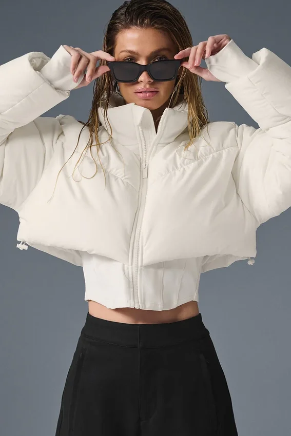 Main Act Corset Puffer – Elfenben/Elfenben