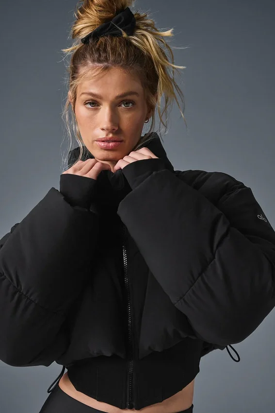 Main Act Corset Puffer – Svart