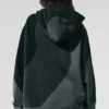 Make Waves-huvtröja – Charcoal Green Tonal