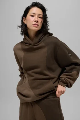 Make Waves-huvtröja – Espresso Tonal