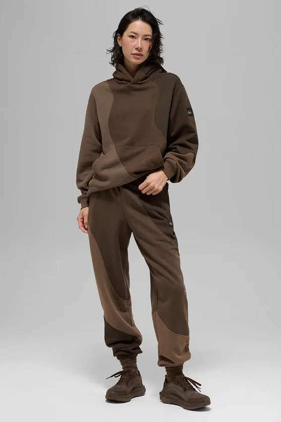 Make Waves-huvtröja – Espresso Tonal