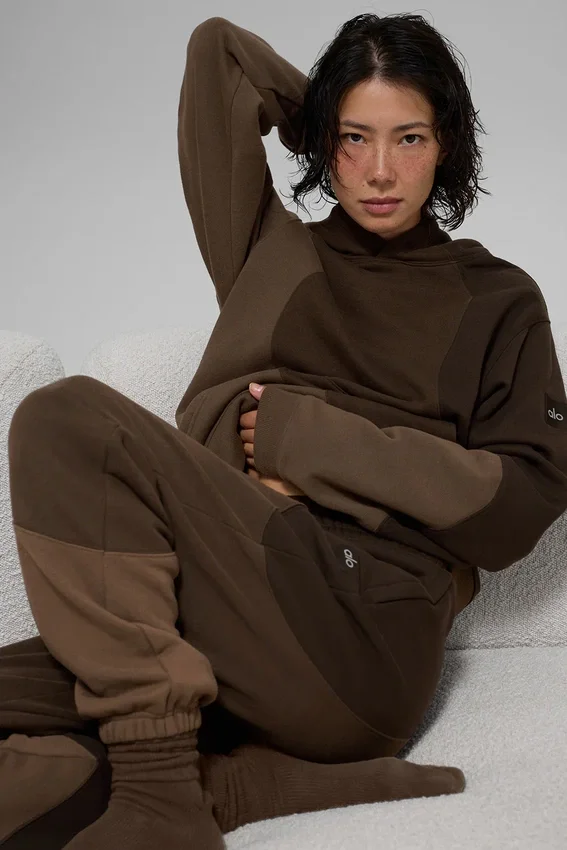 Make Waves-huvtröja – Espresso Tonal