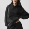 Make Waves-huvtröja – Vintage Black Tonal