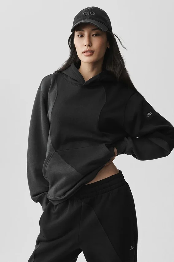 Make Waves-huvtröja – Vintage Black Tonal