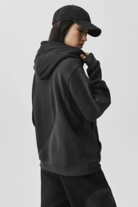 Make Waves-huvtröja – Vintage Black Tonal