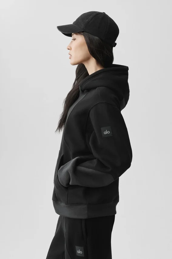 Make Waves-huvtröja – Vintage Black Tonal