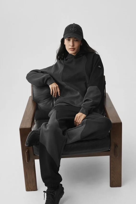 Make Waves-huvtröja – Vintage Black Tonal