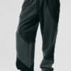 Make Waves-mjukisbyxor – Charcoal Green Tonal