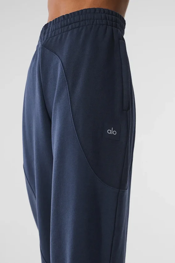 Make Waves-mjukisbyxor – Navy Tonal