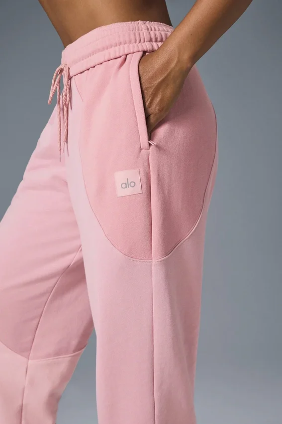 Make Waves-mjukisbyxor – Sunset Pink Tonal