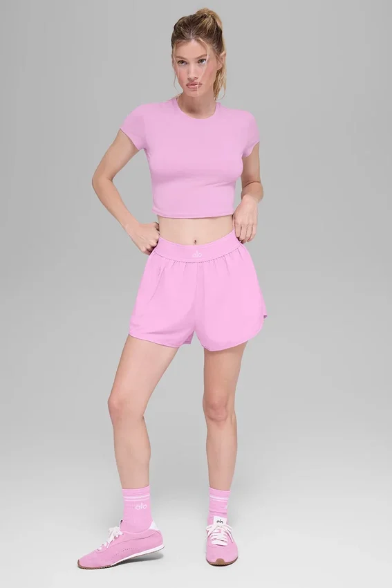 Match Point Shorts – Candy Heart Pink