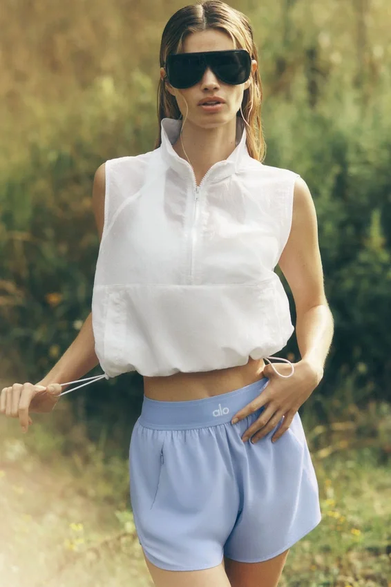 Match Point-shorts – ljus provenceblå