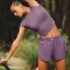 Match Point Shorts – Plum Kiss