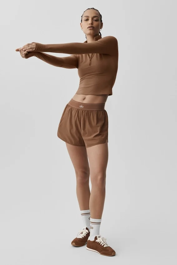 Match Point-shorts – solkysst brunt