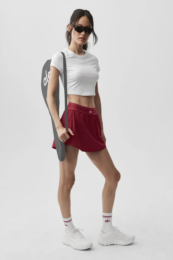 Match Point tenniskjol – Summer Romance Red