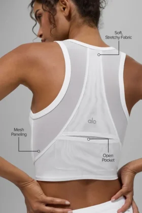Mesh Front Runner Tank – Vit
