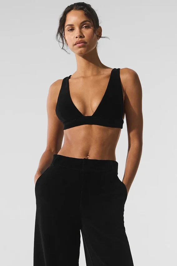 Micro Corduroy Dreamer-bh – Svart