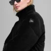 Micro Corduroy Dreamy Puffer – Svart