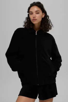 Micro Corduroy on Duty Jacket – svart