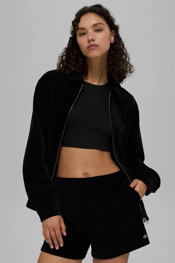 Micro Corduroy on Duty Jacket – svart