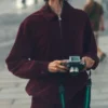 Micro Corduroy on Duty-jackor – vinröd