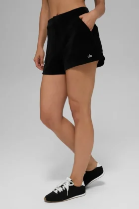 Micro Corduroy on Duty Shorts – Svart