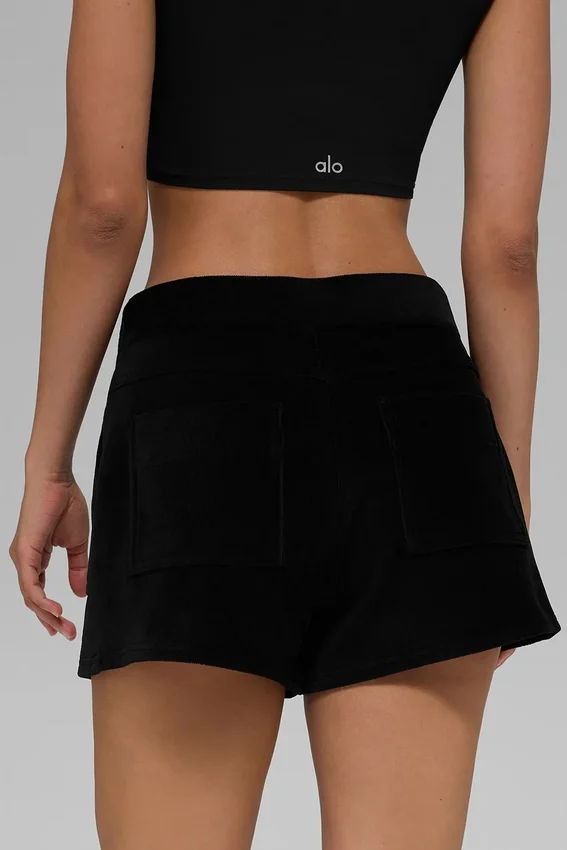 Micro Corduroy on Duty Shorts – Svart
