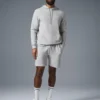 Micro Waffle Fast Break-huvtröja – Athletic Heather Grey