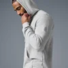 Micro Waffle Fast Break-huvtröja – Athletic Heather Grey