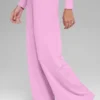 Mid-Rise Dreamlight Straight Byxor – Candy Heart Pink