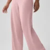Mid-Rise Dreamlight Straight Byxor – Vintage Pink