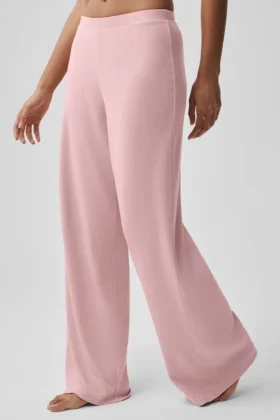 Mid-Rise Dreamlight Straight Byxor – Vintage Pink