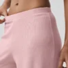 Mid-Rise Dreamlight Straight Byxor – Vintage Pink