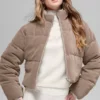 Mikrocorduroy Dreamy Puffer – Chai Latte