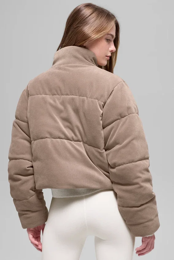 Mikrocorduroy Dreamy Puffer – Chai Latte