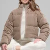 Mikrocorduroy Dreamy Puffer – Chai Latte