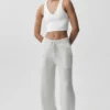 Mjukisbyxor i ull och kashmir från New Class – White Heather