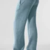 Mjukisbyxor i ull och kashmir – New Class – Celestial Blue Granite Heather
