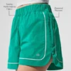 Motivate Track Shorts – Grankrön/Vit