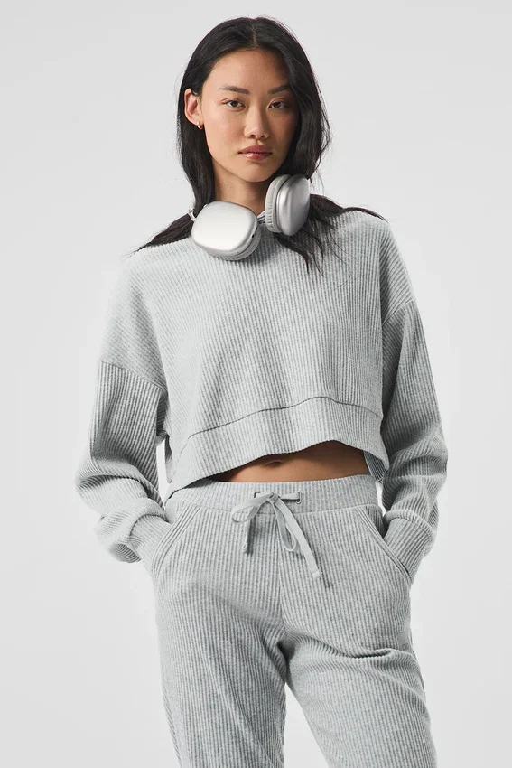 Muse-huvtröja – Athletic Heather Grey