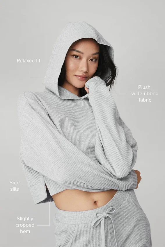 Muse-huvtröja – Athletic Heather Grey
