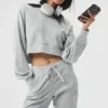 Muse-huvtröja – Athletic Heather Grey