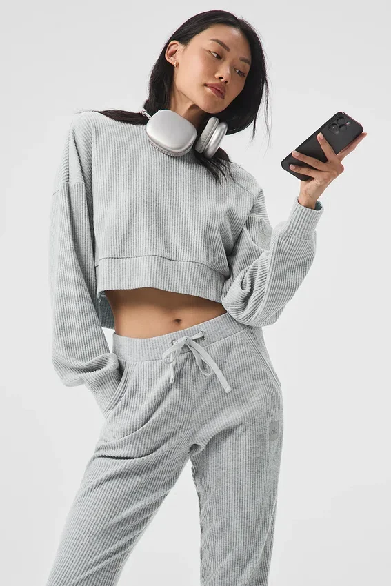 Muse-huvtröja – Athletic Heather Grey