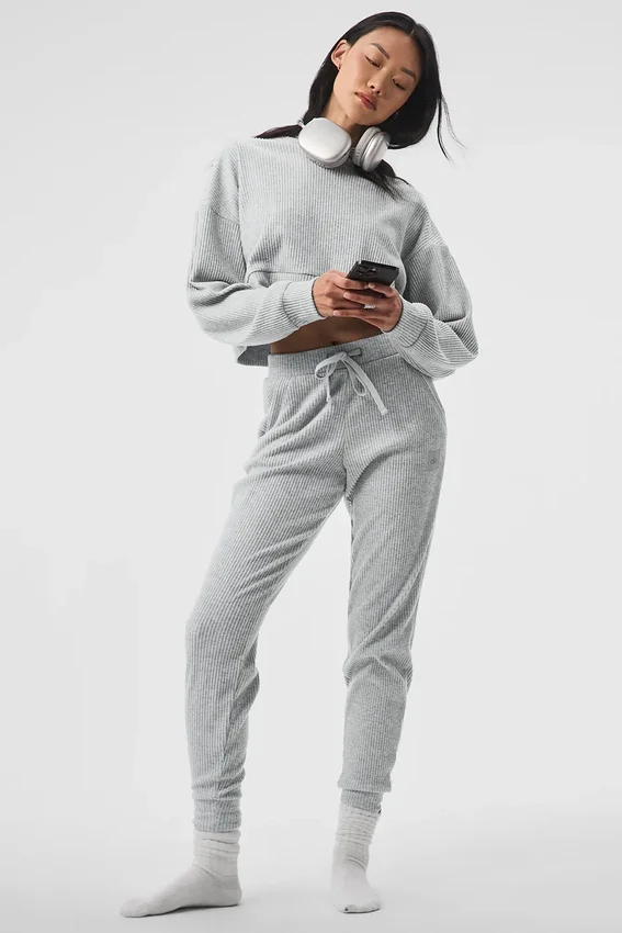 Muse-mjukisbyxor – Athletic Heather Grey