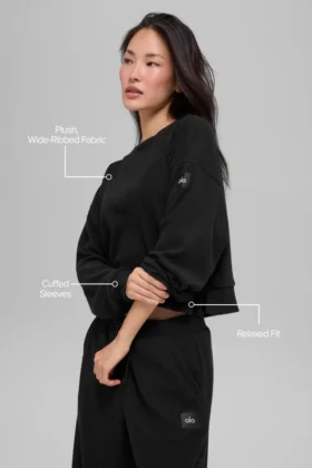 Muse-tröja med rund hals – svart