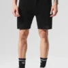 Open-Knit Shorts – Svart