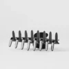 Outline Claw Clip – svart/vit