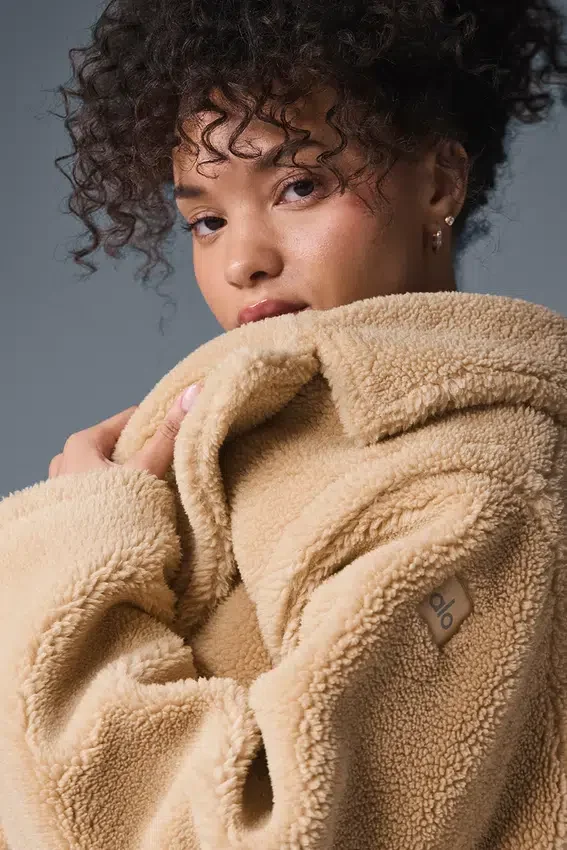Oversized Sherpa Trench – Camel