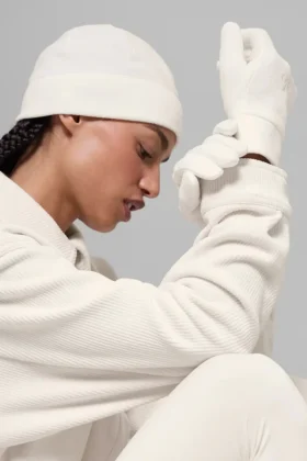 Performance Fleece Handskar – Ivory/Ivory